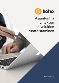 Asiantuntija yrityksen palveluiden tuotteistaminen